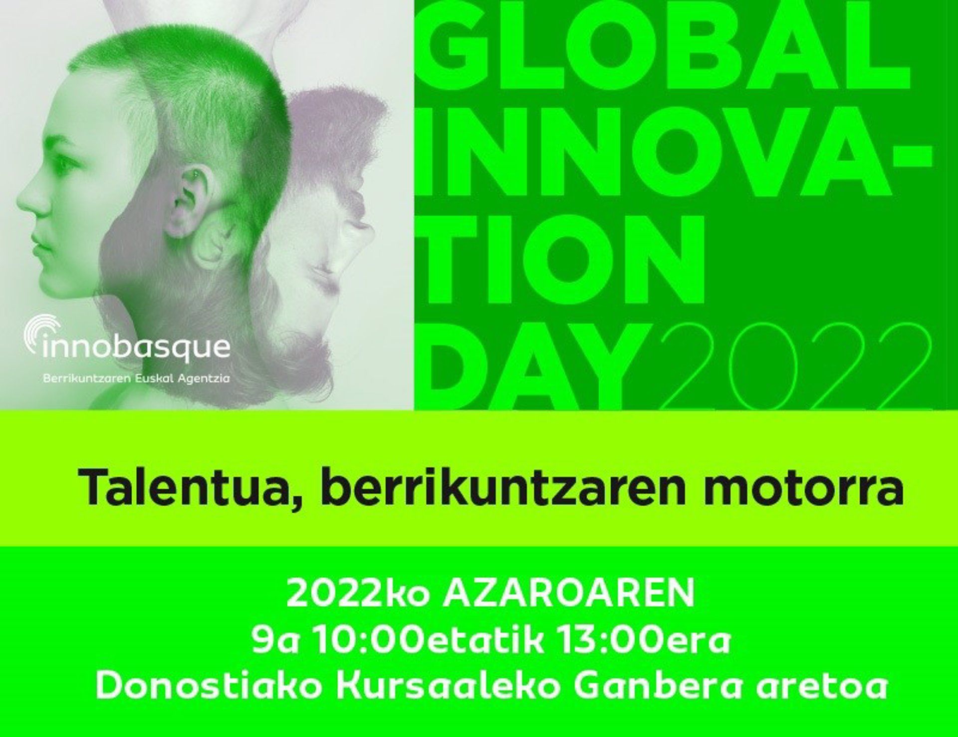 Global Innovation Day egingo da Donostian azaroaren 9an,...